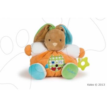 Kaloo plyšový králíček Colors Chubby Rabbit Owl s chrastítkem 963253