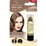 Golden Rose Gray Hair Touch Up Stick barvící korektor na odrostlé a šedivé vlasy 06 Light Brown 5,2 g – Zboží Mobilmania