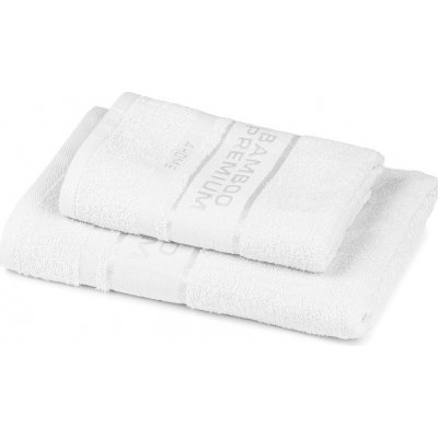 4Home Sada Bamboo Premium osuška a ručník bílá 70 x 140 cm 50 x 100 cm – Zboží Mobilmania