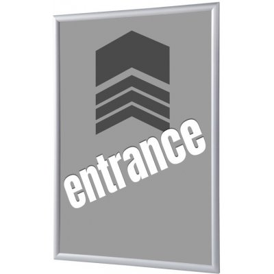 Jansen Display Set klaprámu A4, Vchod, šedý, anglicky, 241 x 328 mm – Hledejceny.cz