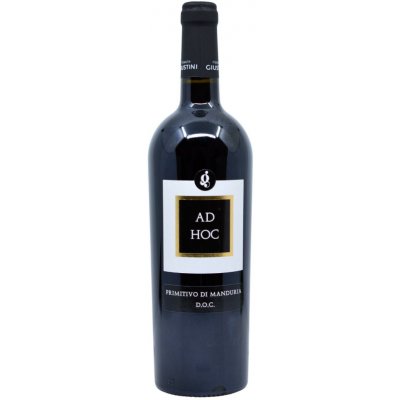Tenuta Giustini AD HOC Primitivo di Manduria DOC Suché červené 2024 14,5% 0,75 l (holá láhev) – Hledejceny.cz