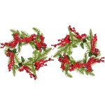 BerryHome Věneček smrkový s bezinkami, O 25 cm, set 2 ks – Sleviste.cz