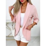 Fashionweek sako bez zapínání IT-BIANCO světle růžová – Hledejceny.cz