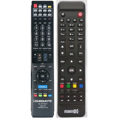 Dálkový ovladač General OPTIBOX Multibox HD, MiniZebra SE HD plus TV control – Zboží Mobilmania