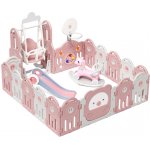 inSPORTline Piglino Dětská ohrádka 178 x 184 cm růžová – Zboží Dáma