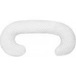 SCAMP kojící polštář ve tvaru C Little Heart White Grey – Zboží Mobilmania