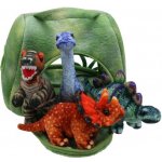 Dino Prstoví maňásci ukrytí maňásci Dinosauří dům Hide-Away Puppetssaur House 17 cm – Zboží Dáma