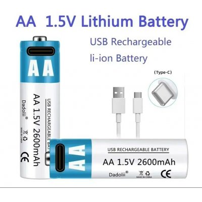 Smartools AA 2600mWh USB-C dobíjení 2 ks STBATAA/02 – Zbozi.Blesk.cz