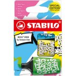 STABILO BOSS MINI by Snooze One modrá žlutá zelená – Hledejceny.cz