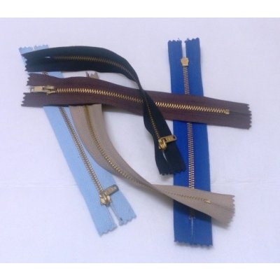Zip mosazný 12 cm – Hledejceny.cz