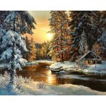 Malování podle čísel Zima v lese – Zboží Dáma