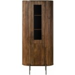 Bighome Barcelona 80x45x180 cm z masivního mangového dřeva lakovaná hnědá – Hledejceny.cz