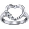 Prsteny SILVEGO Ocelový prsten srdce RRC0002