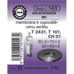 HARTMAN membrány vypouštěcích ventilů T2431, T101, CH01, WC, sada č.143 – Sleviste.cz