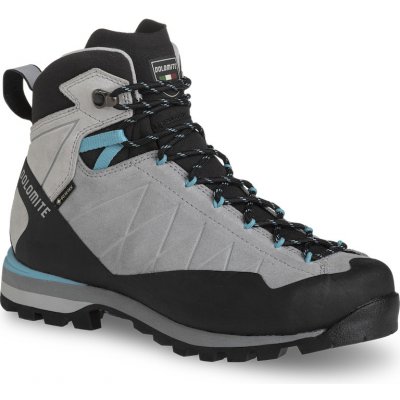 Dolomite trekingová obuv Crodarossa W'S Hi Close Fit Gtx Gore-Tex 289242 Aluminium Grey/Capri Blue – Zboží Mobilmania