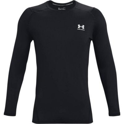 Under Armour Men's HeatGear Armour Fitted Long Sleeve black/white – Zboží Mobilmania