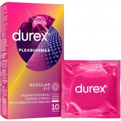 Durex Pleasuremax Regular Fit 10 ks