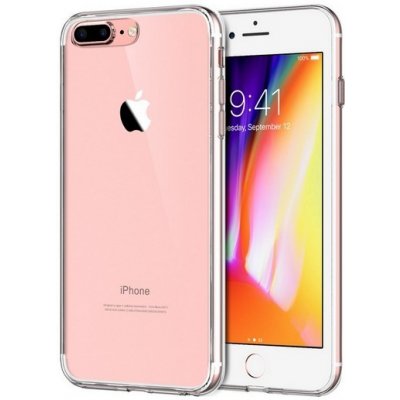 Pouzdro TopQ iPhone 7 Plus silikon ultratenké průhledné 0,5 mm