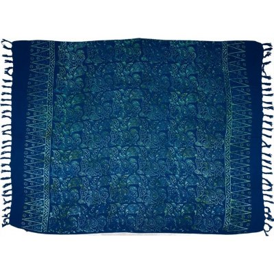 Sarong BO Batik Paisley modrá – Zboží Mobilmania