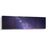 Obraz - Pohled do vesmíru, třídílný 170x50 cm – Hledejceny.cz