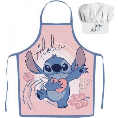 Max-fashion KFT Dětská zástěra LILO S ATITCH aloha set s čepicí – Hledejceny.cz