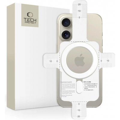 Magnetická nálepka pro MagSafe nabíjení - Tech-Protect, Magmat Magnetic Ring White – Zboží Živě