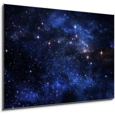 Skleněný obraz 1D - 100 x 70 cm - Deep space nebulae Hluboké vesmírné mlhoviny – Hledejceny.cz