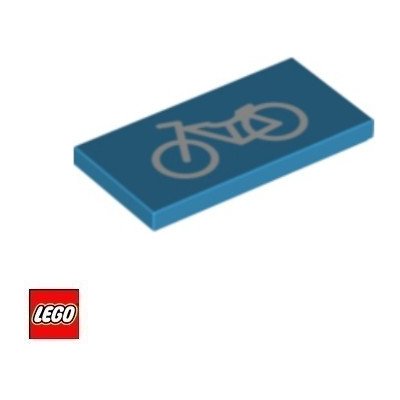 LEGO® 87079pb0823 Dlaždice 2x4 potištěná Cyklostezka – Zboží Mobilmania