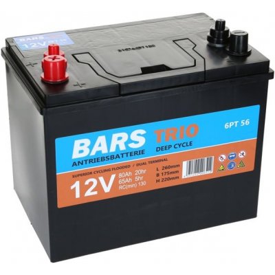 Bars TRIO 12V 80Ah SEMI80 – Hledejceny.cz