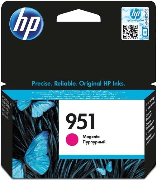 HP 951 originální inkoustová kazeta purpurová CN051AE