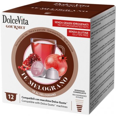 Dolce Vita Italfoods čaj s příchutí Granátového jablka do Dolce Gusto 12 ks – Sleviste.cz