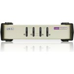Aten CS-84U-AT 4-Port PS/2-USB KVM Switch, 4x Custom KVM Cable Sets, Non-powered – Zboží Živě
