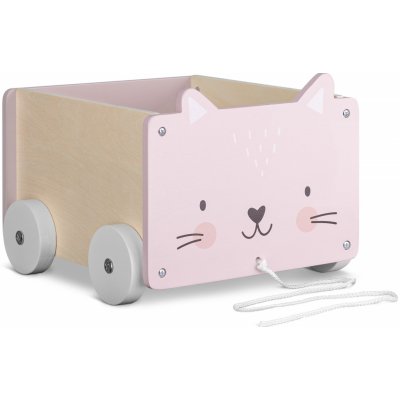Navaris úložný box na kolečkách kočička 26,4 x 20 x 25,8cm – Zboží Mobilmania