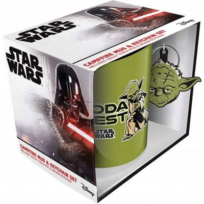 Pyramid International Hrnek a klíčenka Star Wars Yoda Best 330 ml