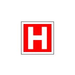 Hydrant - 20 x 20 cm - samolepící – Sleviste.cz