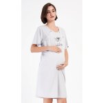 Vienetta dámská noční košile mateřská Malá koala šedá – Zboží Dáma