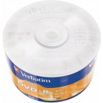 Verbatim DVD-R 4,7GB 16x, wrap, 50ks (43791) – Zboží Živě