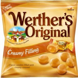 Storck Werther's Original Bonbony se smetanou a s karamelovo-krémovou náplní 80 g