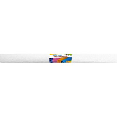 Krepový papír, 50 × 200 cm, bílý – Hledejceny.cz