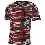 Tričko MFH s krátkým rukávem Street red-camo – Hledejceny.cz