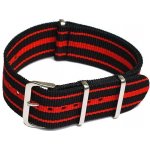 NATO Strap Černá / červená NTS031 šíře – Zbozi.Blesk.cz