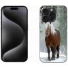 Pouzdro a kryt na mobilní telefon Apple mmCase Gelové iPhone 15 Pro Max - kůň v lese