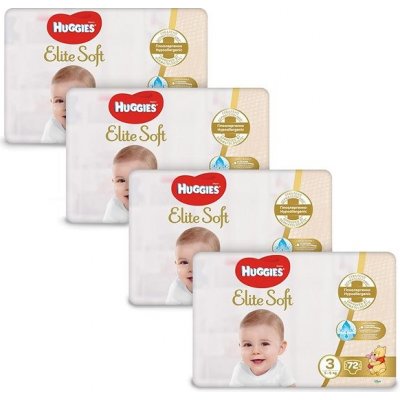 HUGGIES Elite Soft 3 288 ks – Zbozi.Blesk.cz