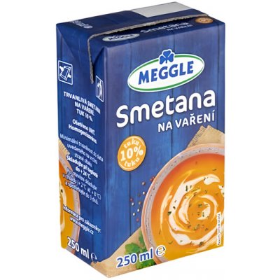 Meggle Trvanlivá smetana na vaření 10% 250 ml – Zboží Dáma