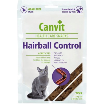 Canvit Health Care Snacks Adult Cat Hairball Duck 100 g – Zbozi.Blesk.cz
