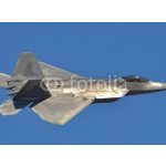 WEBLUX 76599049 Samolepka fólie Stealth Fighter Jet dravec černý jantar military rozměry 270 x 200 cm