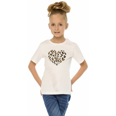 Winkiki kids Wear dívčí tričko Heart bílá – Zboží Mobilmania