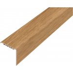 Acara schodová lišta Ap20 PVC dub černožíhaný 30x30 mm 1,8 m – Zbozi.Blesk.cz