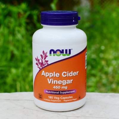 Apple Cider Vinegar Jablečný ocet 450 mg 180 kapslí – Hledejceny.cz