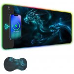 Huado RGB podložka pod myš s bezdrát nabíjením 15W Dragon Huado XPRGB-20353 – Zboží Živě